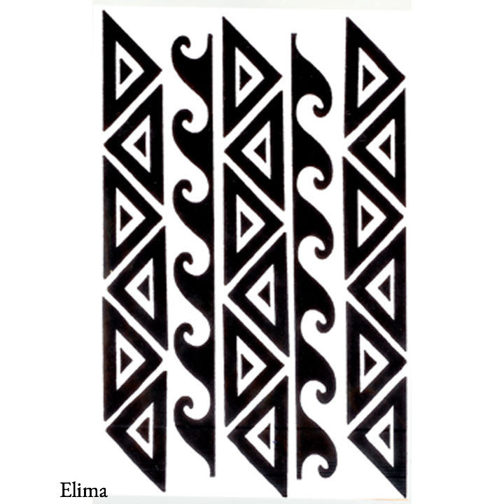 simple hawaiian tribal designs