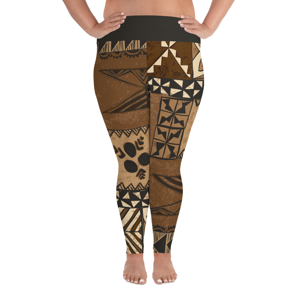 Polynesian Tribal Tongan Totem Tattoo Prints Comfortable High-Waist Yoga  Flared Pants, Sports Leggings For Lady,Birthday Present - AliExpress